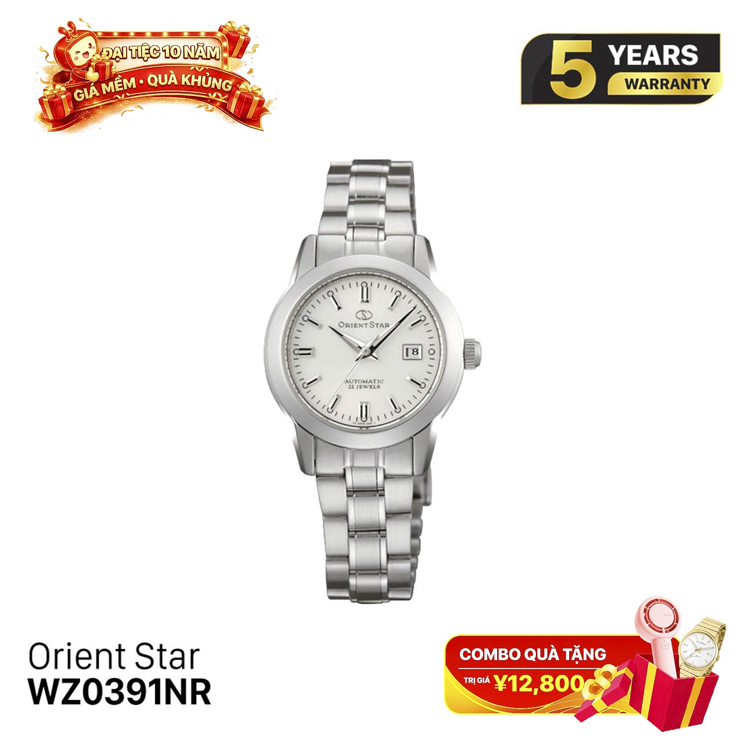 Orient Star Standard WZ0391NR အမျိုးသမီးစက်ပိုင်းဆိုင်ရာနာရီ - မှာယူမှုများလက်ခံပါသည်
