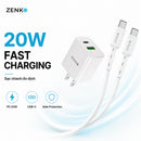 30W 1M Type-C to Lightning အမြန်အားသွင်းကြိုး Gerlax GD-63L 