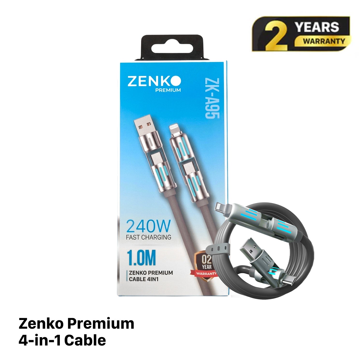 30W 1M Type-C to Lightning အမြန်အားသွင်းကြိုး Gerlax GD-63L 