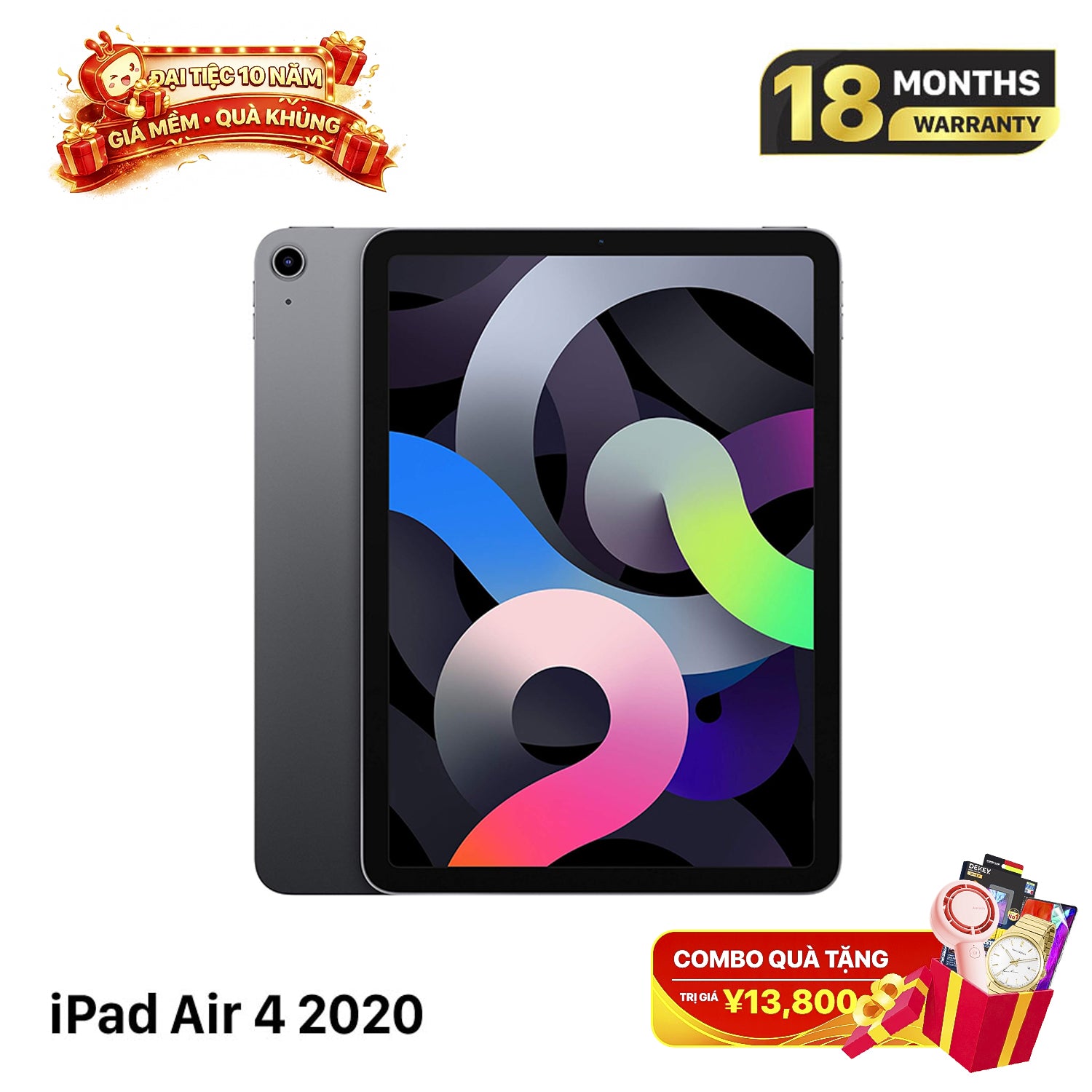 iPad Air 4 10.9in 64GB အပြာရောင် Wifi 97% ဘက်ထရီ 93% (စခရင်၊ အနောက်နှင့် အစွန်းများ ခြစ်ရာများ) 
