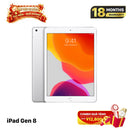 iPad Gen 8 2020 10.2in 32GB Silver 4G + Wifi 98% ဘက်ထရီ AU မှ 80% မှ 98% (နောက်ကျောခြစ်ရာ၊ ခြစ်ရာများ၊ ဖုန်ထူသောစခရင်၊ အစွန်းများ) 