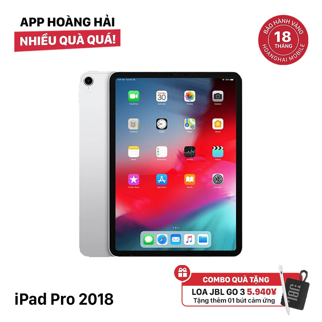 iPad Pro 2018 11in 64GB Silver 4G + Wifi 85% International Apple မှ 98% ဘက်ထရီ 98% (ခြစ်ရာ - ဗီယက်နမ် ဆင်းမ်ကတ်ကိုသာ အသုံးပြုသည်) 