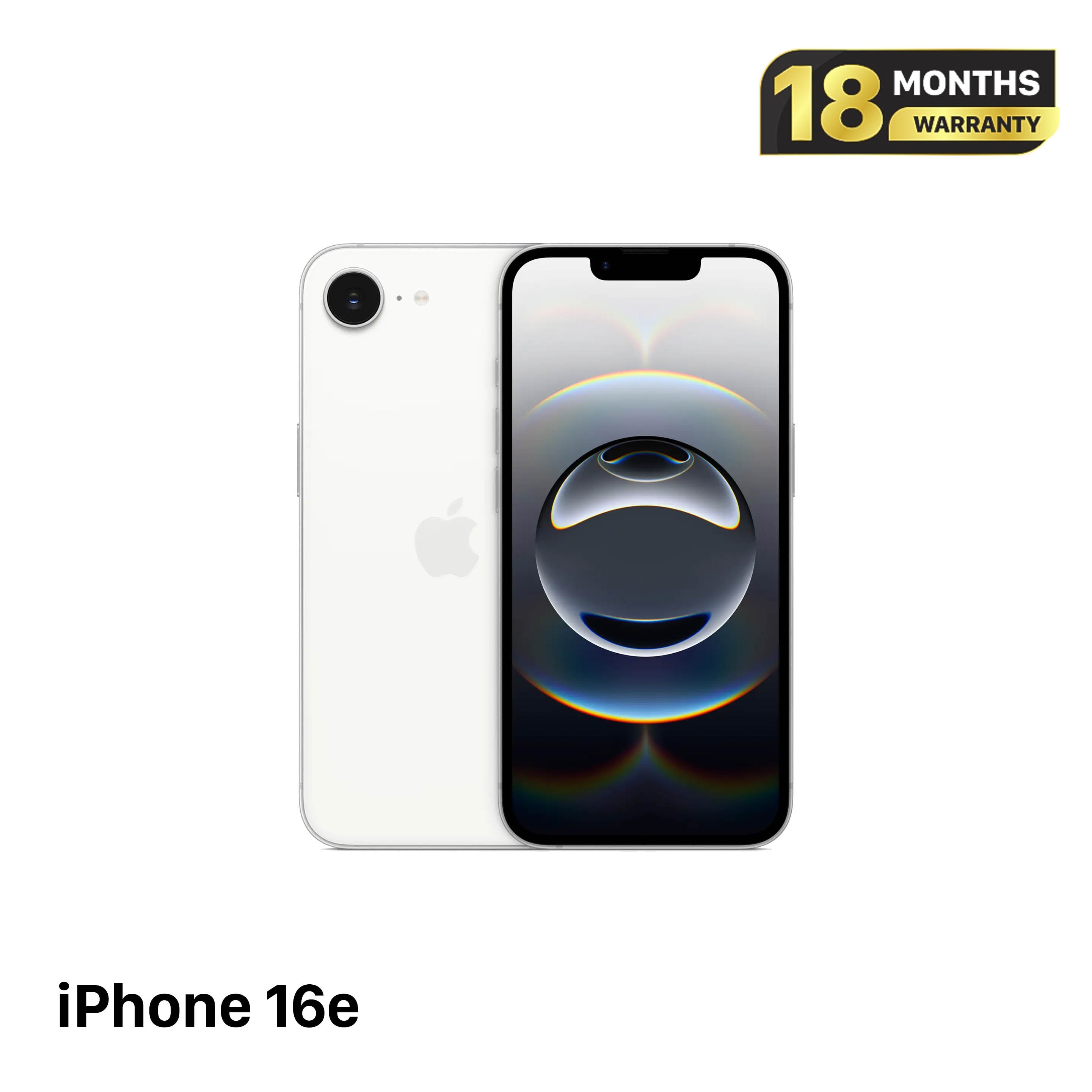 iPhone 16e 128GB White SB မှ 100% International Warranty (SB Sim No) 