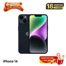 iPhone 14 128GB အနက်ရောင် 98% ဘက္ထရီ 100% International AU (AU မှ SIM မရှိပါ - အစားထိုး ဘက်ထရီ၊ လိမ္မော်ရောင်အစွန်း) - HH4980 