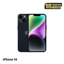 iPhone 14 128GB အနက်ရောင် 98% ဘက္ထရီ 100% International AU (AU မှ SIM မရှိပါ - အစားထိုး ဘက်ထရီ၊ လိမ္မော်ရောင်အစွန်း) - HH4980 