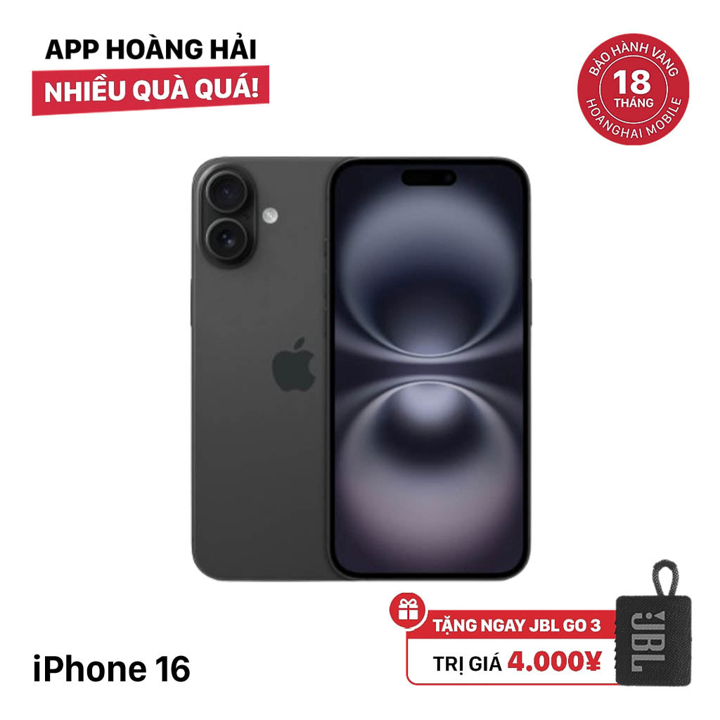 iPhone 16 128GB အနက်ရောင် SB မှ 100% International Warranty (SB Sim No) 