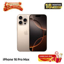 iPhone 16 Pro Max 512GB သဘာဝ 98% ဘက်ထရီ 92% နိုင်ငံတကာ Apple - HH1497 