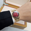 Citizen Tsuyosa စက်ပိုင်းဆိုင်ရာ နှင်းဆီနီ NJ0153-82X နာရီ