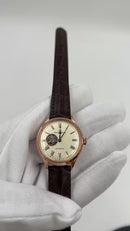 Orient Star Classic Semi Skeleton RK-ND0003S အမျိုးသမီးစက်ပိုင်းဆိုင်ရာနာရီ (ပြည်တွင်းဈေးကွက်ဗားရှင်း)