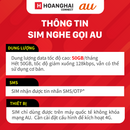 AU Unlimited Call Sim I Data 50GB အခကြေးငွေ 3980¥ - အခမဲ့ ကြိုးမဲ့နားကြပ် 