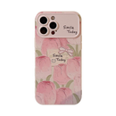 HHPK29 ပန်းရောင် Tulip Patterned Case 