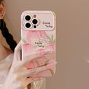 HHPK29 ပန်းရောင် Tulip Patterned Case 