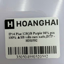 iPhone 14 Plus 128GB ခရမ်းရောင် 98% ဘက္ထရီ 100% နိုင်ငံတကာ SB (SB မှ ဆင်းမ်မရှိပါ - ခြစ်ရာ လိမ္မော်ရောင်၊ DTP) - HH0592 