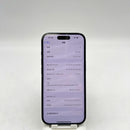 iPhone 15 128GB Black 98% ဘက်ထရီ 92% International SB (No SB sim) - HH1485 