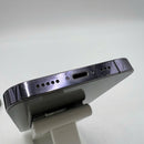 iPhone 14 Pro 128GB ခရမ်းရောင် 98% ဘက္ထရီ 100% နိုင်ငံတကာ DCM ( DCM ဆင်းမ်အသုံးပြုခြင်းမရှိပါ - ဘက်ထရီကို အစားထိုးထားခြင်း၊ 0.5x/3x အစက်အပြောက်များ၊ လိမ္မော်ရောင်အစွန်းတွင် ခြစ်ရာများ၊ ဆေးခြယ်ထားသော အစွန်းများပေါ်တွင် ခြစ်ရာများ - HH4287 