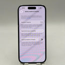 iPhone 14 Pro 128GB ခရမ်းရောင် 98% ဘက္ထရီ 100% နိုင်ငံတကာ AU (AU SIM မသုံးပါ - ဘက်ထရီ အစားထိုး၊ အစွန်းပေါ်ရှိ ခြစ်ရာဆေး၊ လိမ္မော်ရောင် အစွန်းများ၊ 3x အစက်များ) - HH0206 