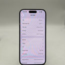 iPhone 15 Pro 256GB အနက်ရောင် 98% ဘက်ထရီ 100% နိုင်ငံတကာ AU (AU မှ ဆင်းမ်ကဒ်မရှိပါ - ဘက်ထရီ အစားထိုး၊ 0.5x အစက်အပြောက်များ) - HH6093 