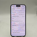 iPhone 15 Pro 256GB အနက်ရောင် 98% ဘက်ထရီ 100% နိုင်ငံတကာ AU (AU မှ ဆင်းမ်ကဒ်မရှိပါ - ဘက်ထရီ အစားထိုး၊ 0.5x အစက်အပြောက်များ) - HH6093 