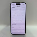 iPhone 15 Pro 128GB အနက်ရောင် 98% ဘက္ထရီ 100% International Apple (နောက်ကျောအညိုရောင်၊ ခြစ်ရာအစွန်းများ၊ DTP) - HH3204 