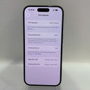 iPhone 15 Pro 128GB အနက်ရောင် 98% ဘက္ထရီ 100% International Apple (နောက်ကျောအညိုရောင်၊ ခြစ်ရာအစွန်းများ၊ DTP) - HH3204 