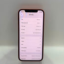 iPhone 12 128GB အနီရောင် 98% ဘက်ထရီ 100% International SB (No SB sim - Battery replaced) - HH9842 