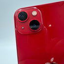 iPhone 13 128GB အနီရောင် 98% ဘက္ထရီ 100% International AU (AU SIM မသုံးပါ - ဘက်ထရီ အစားထိုး၊ အမှောင်အနားများ၊ လိမ္မော်ရောင်အစွန်းများပေါ်တွင် ခြစ်ရာများ) - HH1464 