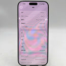 iPhone 16 Pro Max 512GB အနက်ရောင် 98% ဘက်ထရီ 93% Apple International - HH0696 