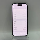 iPhone 15 Pro 512GB အပြာရောင် 98% ဘက်ထရီ 88% Apple International (အစွန်းများပေါ်မှခြစ်ရာများ၊ 0.5x အစက်အပြောက်များ) - HH1690 