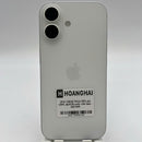 iPhone 16 128GB အဖြူရောင် 99% ဘက်ထရီ 100% နိုင်ငံတကာ DCM (DCM ဆင်းမ်မပါ - လိမ္မော်ရောင် အစွန်းများ) - HH1049 