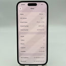 iPhone 14 Pro 128GB အဖြူရောင် 98% ဘက်ထရီ 85% Apple International (0.5x၊ 3x အစက်များ) - HH8159 