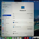 Macbook Air 2024 13.6 in White Apple M3/ RAM 8GB/ SSD 512GB 99% ဘက်ထရီ 100% 11 ကြိမ် BPTN 