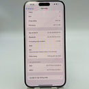 iPhone 15 Pro Max 512GB သဘာဝ 98% ဘက်ထရီ 86% နိုင်ငံတကာ Apple - HH3638 