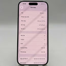 iPhone 15 Pro 128GB အဖြူရောင် 98% ဘက္ထရီ 87% Apple International (LKCH ကင်မရာ၊ ခြစ်ရာများ၊ ကျောညိုရောင်) - HH8953 