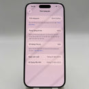 iPhone 15 Pro 128GB အဖြူရောင် 98% ဘက္ထရီ 87% Apple International (LKCH ကင်မရာ၊ ခြစ်ရာများ၊ ကျောညိုရောင်) - HH8953 