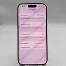 iPhone 15 Pro 128GB အဖြူရောင် 98% ဘက္ထရီ 87% Apple International (LKCH ကင်မရာ၊ ခြစ်ရာများ၊ ကျောညိုရောင်) - HH8953 