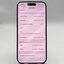 iPhone 15 Pro 128GB အဖြူရောင် 98% ဘက္ထရီ 87% Apple International (LKCH ကင်မရာ၊ ခြစ်ရာများ၊ ကျောညိုရောင်) - HH8953 