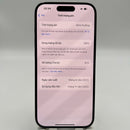 iPhone 15 Pro 128GB အဖြူရောင် 98% ဘက္ထရီ 87% Apple International (LKCH ကင်မရာ၊ ခြစ်ရာများ၊ ကျောညိုရောင်) - HH8953 