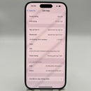 iPhone 15 Pro 128GB အဖြူရောင် 98% ဘက္ထရီ 87% Apple International (LKCH ကင်မရာ၊ ခြစ်ရာများ၊ ကျောညိုရောင်) - HH8953 