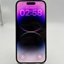 iPhone 14 Pro 128GB ခရမ်းရောင် 98% ဘက္ထရီ 100% စက်ပစ္စည်းသည် ကွန်ရက်အခကြေးငွေအားလုံးကို ပေးချေပြီး Apple International (အစားထိုး ဘက်ထရီ၊ 3x အစက်များ) ကဲ့သို့ အသုံးပြုထားသည် - HH5411 