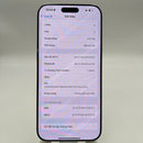 iPhone 16 Pro Max 512GB အနက်ရောင် 98% ဘက်ထရီ 93% Apple International - HH0696 