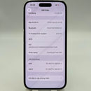 iPhone 14 Pro 128GB ငွေရောင် 98% ဘက္ထရီ 85% International SB (SB မှ SIM မရှိပါ - အစားထိုး ဘက်ထရီ - အစွန်းတွင် ခြစ်ရာများ၊ 0.5x/3x အစက်များ) - HH3747 