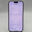 iPhone 15 Pro 128GB အဖြူရောင် 98% ဘက္ထရီ 87% Apple International (LKCH ကင်မရာ၊ ခြစ်ရာများ၊ ကျောညိုရောင်) - HH8953 