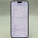 iPhone 15 Pro Max 512GB သဘာဝ 98% ဘက်ထရီ 86% နိုင်ငံတကာ Apple - HH3638 