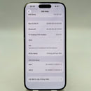 iPhone 15 Pro 128GB အဖြူရောင် 98% ဘက္ထရီ 87% Apple International (LKCH ကင်မရာ၊ ခြစ်ရာများ၊ ကျောညိုရောင်) - HH8953 