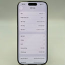 iPhone 15 Pro 128GB အဖြူရောင် 98% ဘက္ထရီ 87% Apple International (LKCH ကင်မရာ၊ ခြစ်ရာများ၊ ကျောညိုရောင်) - HH8953 