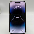 iPhone 14 Pro 128GB ခရမ်းရောင် 98% ဘက္ထရီ 100% စက်ပစ္စည်းသည် ကွန်ရက်အခကြေးငွေအားလုံးကို ပေးချေပြီး Apple International (အစားထိုး ဘက်ထရီ၊ 3x အစက်များ) ကဲ့သို့ အသုံးပြုထားသည် - HH5411 