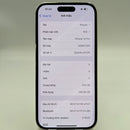 iPhone 14 Pro 128GB ငွေရောင် 98% ဘက္ထရီ 85% International SB (SB မှ SIM မရှိပါ - အစားထိုး ဘက်ထရီ - အစွန်းတွင် ခြစ်ရာများ၊ 0.5x/3x အစက်များ) - HH3747 