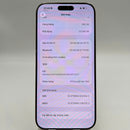 iPhone 16 Pro Max 512GB အနက်ရောင် 98% ဘက်ထရီ 93% Apple International - HH0696 