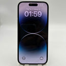 iPhone 14 Pro 128GB ခရမ်းရောင် 98% ဘက္ထရီ 100% စက်ပစ္စည်းသည် ကွန်ရက်အခကြေးငွေအားလုံးကို ပေးချေပြီး Apple International (အစားထိုး ဘက်ထရီ၊ 3x အစက်များ) ကဲ့သို့ အသုံးပြုထားသည် - HH5411 