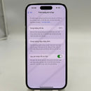 iPhone 14 Pro 128GB ငွေရောင် 98% ဘက္ထရီ 85% International SB (SB မှ SIM မရှိပါ - အစားထိုး ဘက်ထရီ - အစွန်းတွင် ခြစ်ရာများ၊ 0.5x/3x အစက်များ) - HH3747 